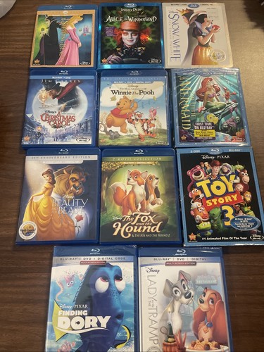 Blu ray disc disney lot - blu-ray, 11